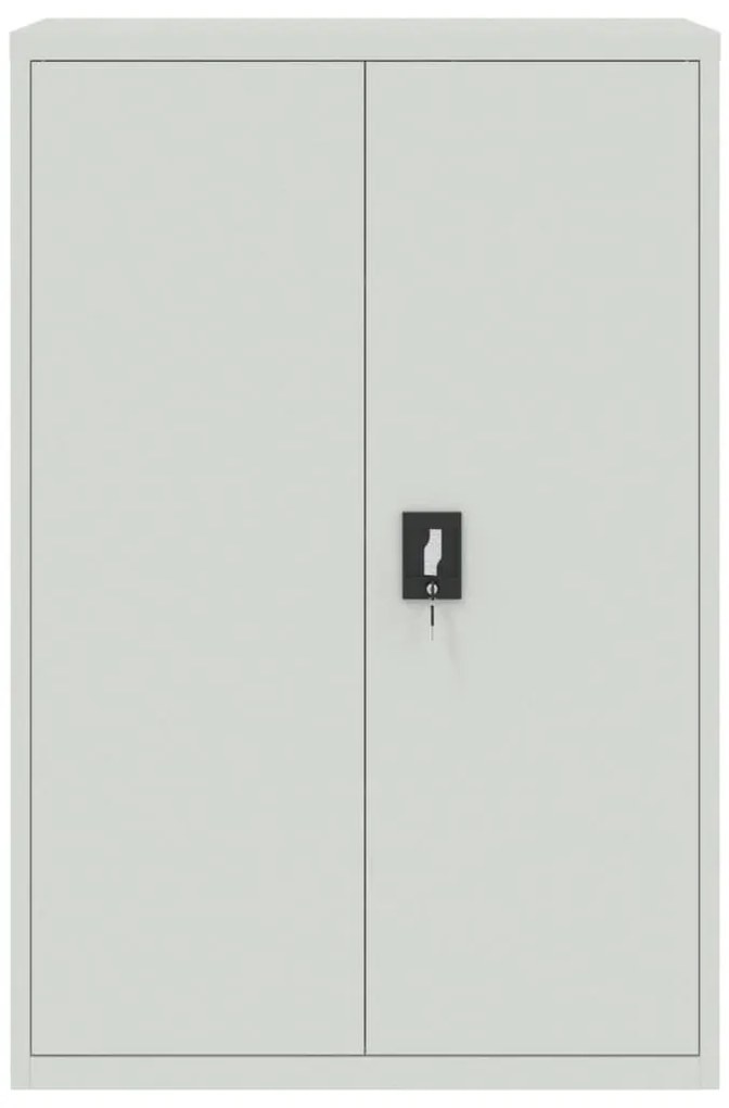 Arquivador 90x40x180 cm aço cinzento-claro