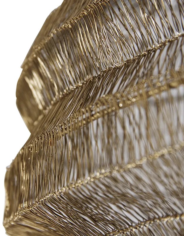 Candeeiro de teto oriental dourado 45 cm - Vadi Oriental