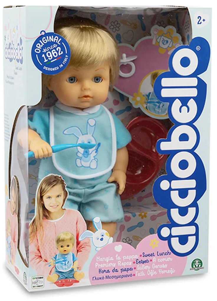 Nenuco com Acessórios Cicciobello First Meals 30 cm