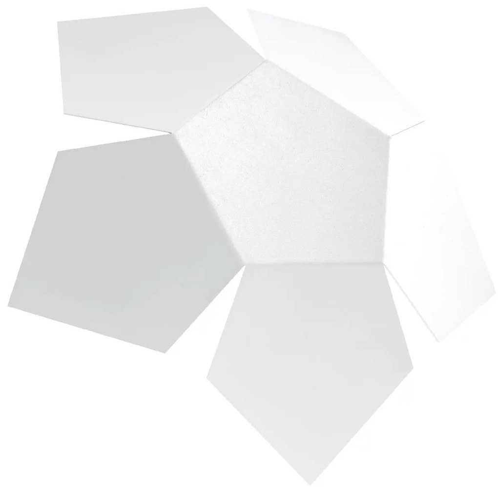 Aplique Candeeiro de parede AÇO PENTA Branco