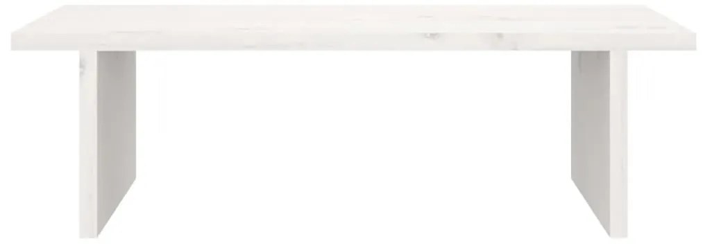 Suporte para monitor 50x27x15 cm pinho maciço branco