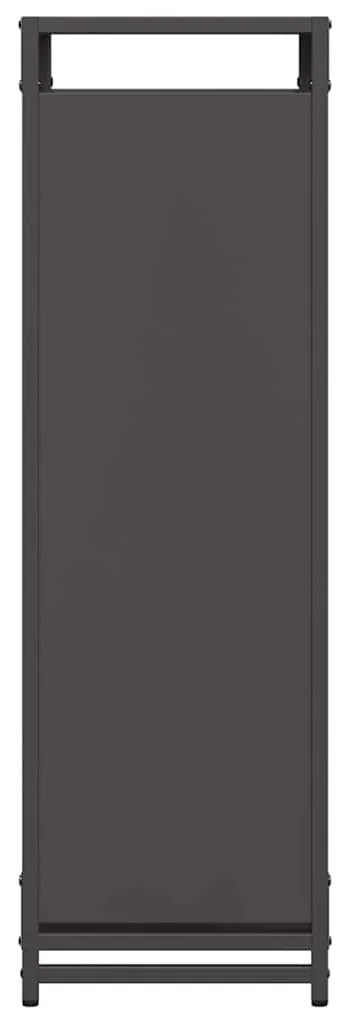 Suporte para lenha 90x28x90 cm aço laminado a frio preto
