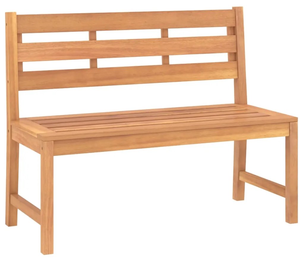 3 pcs conjunto de jantar para jardim madeira de teca maciça