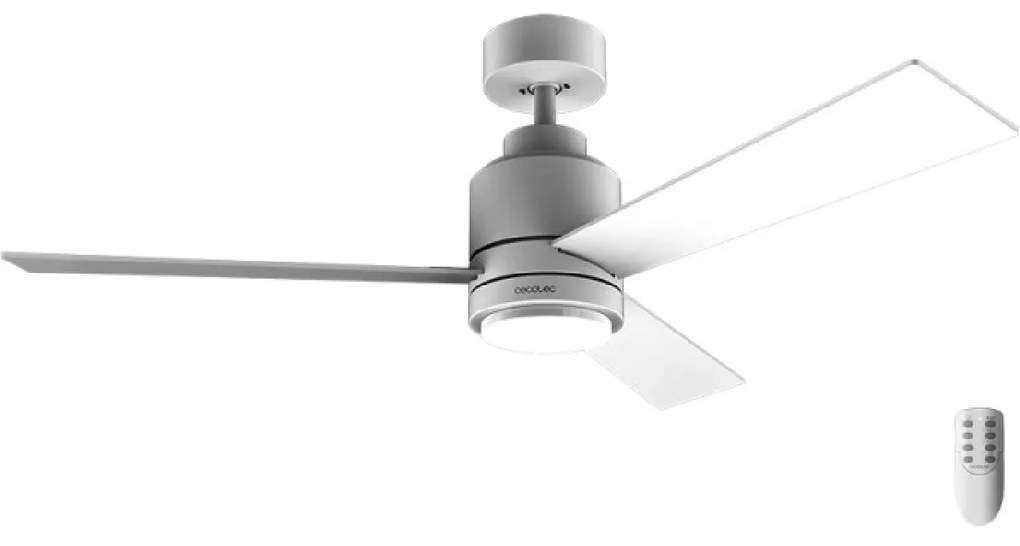 Ventoinha de teto EnergySilence Aero 4850 Style Branco 30 W e 48’’ com luz LED, controlo remoto, 6 velocidades, 3 modos