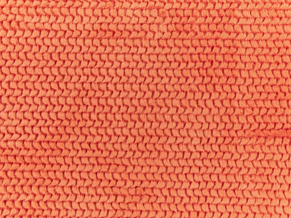 Manta laranja 200 x 220 cm BJAS Beliani