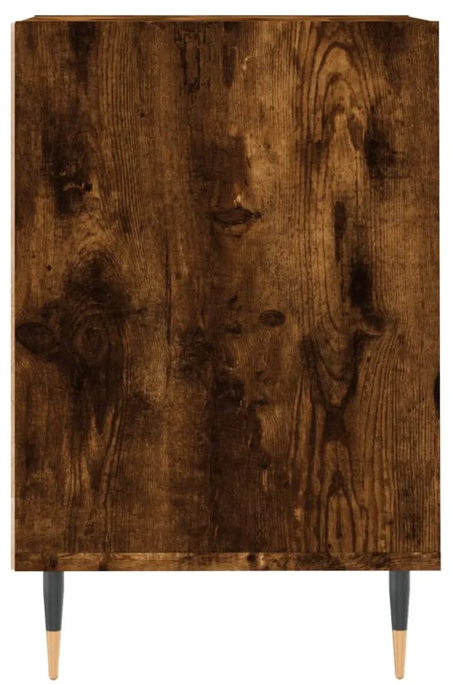 Móvel de TV 160x35x55 cm derivados de madeira carvalho fumado