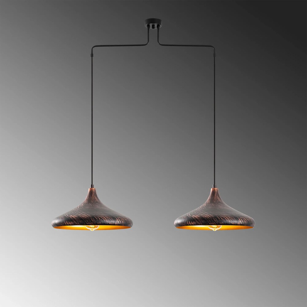 Chandelier Barek – Patina – 100 x 35 x 132 cm