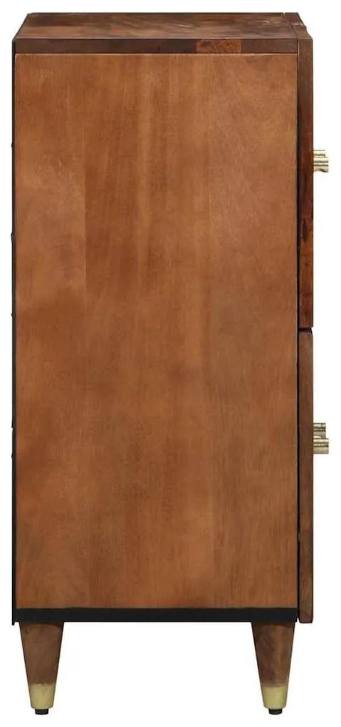 Buffet Castanho mel Madeira de acácia maciça 60 x 33 x 75 cm