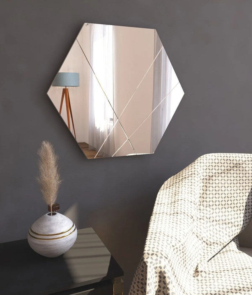 Espelho Saga – Branco – 70 x 60 x 2,2 cm