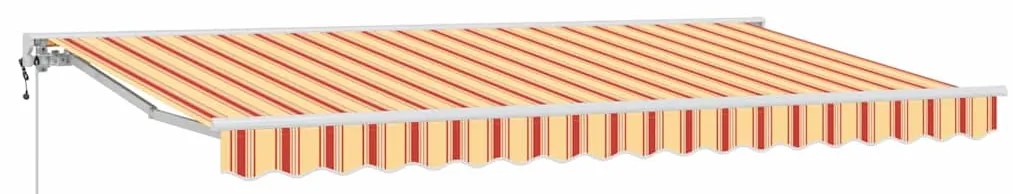 Toldo Retrátil Manual Azul Marinho 400x200 cm