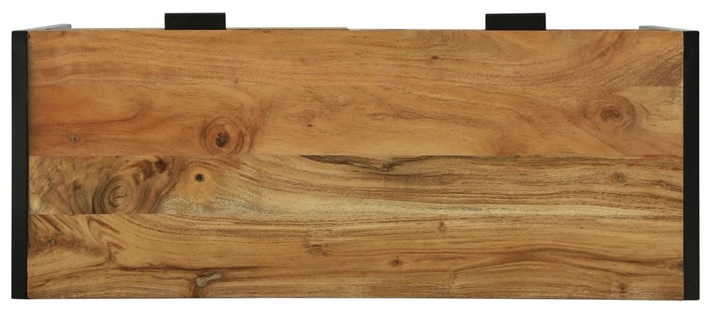 Mesa Console 90x35x75 cm Madeira Maciça Acácia