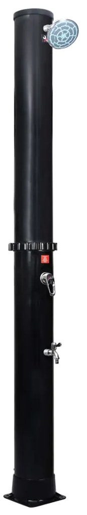 Chuveiro solar de exterior c/ cabeça e torneira 40 L