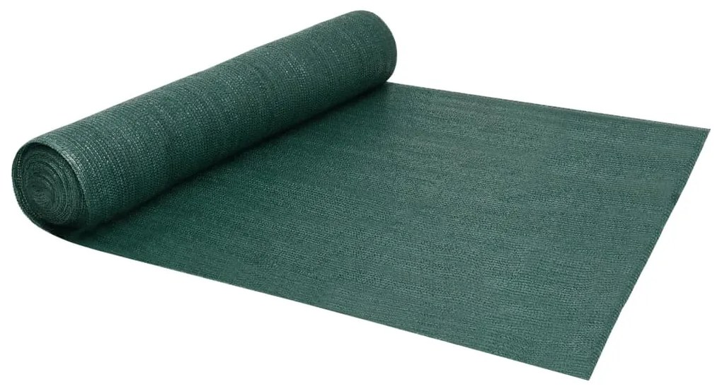 149399 vidaXL Rede de ocultação para privacidade PEAD 150 g/m² 1,8x25 m verde