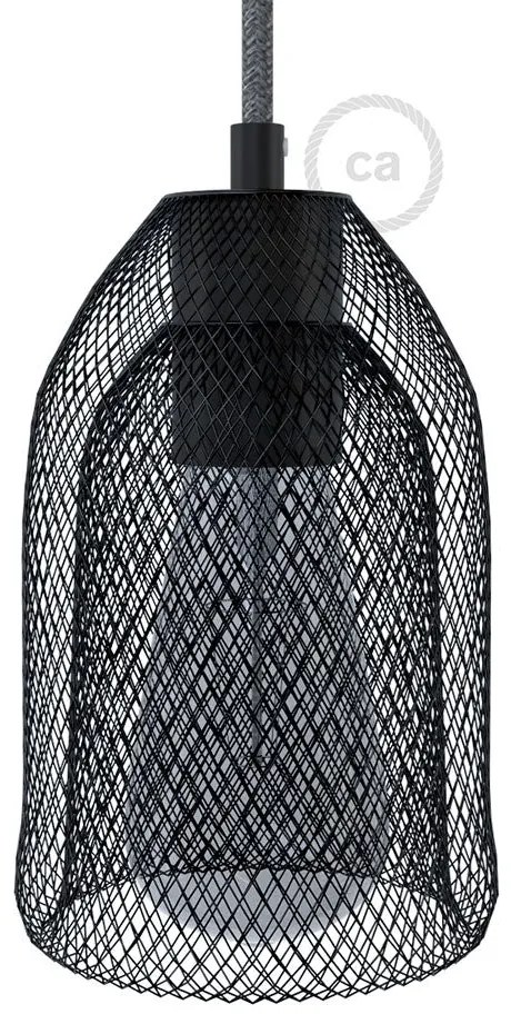 Abajur gaiola de metal Ghostbell com suporte de lâmpada E27