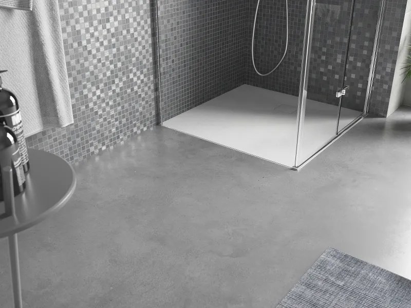 Mexen Bert base de duche quadrada SMC 90 x 90 cm, branca - 4K109090