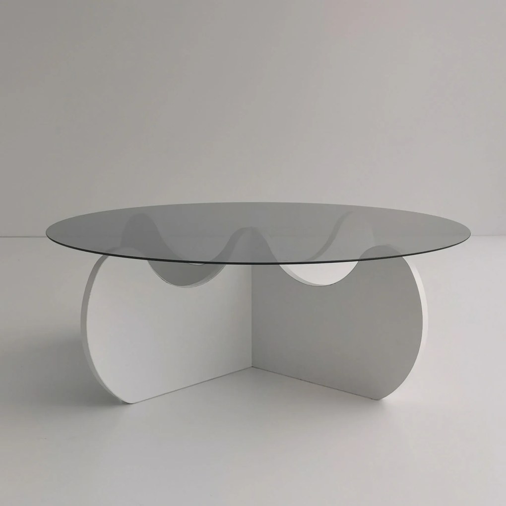 Mesa de Café Himalayas - Branca - 90x30x90 cm