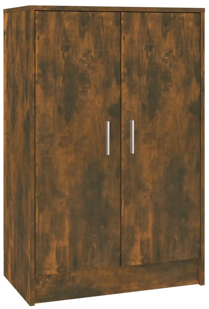 Sapateira 60x35x92 cm derivados de madeira carvalho fumado