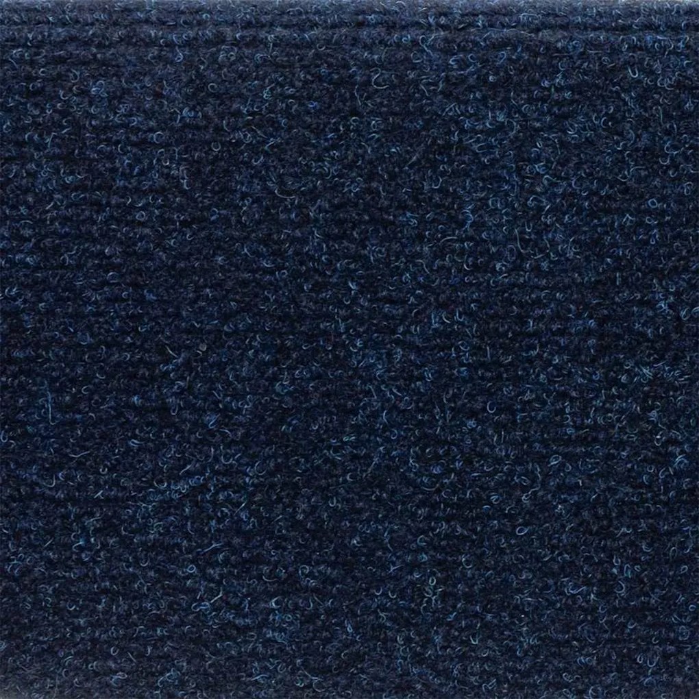 Tapetes escada autoadesivos 5 pcs 56x17x3 cm azul-marinho