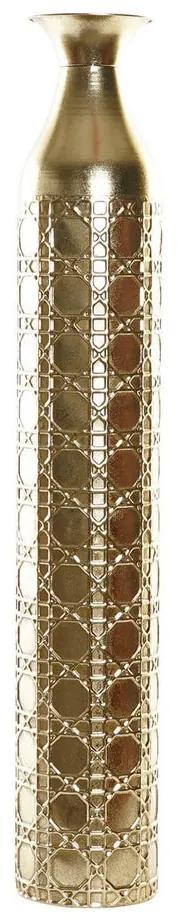 Vaso DKD Home Decor Dourado Metal Árabe (14.5 x 14.5 x 90 cm)