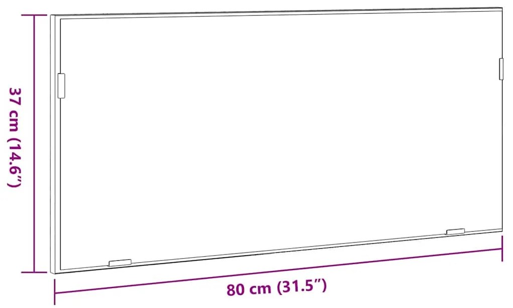 Armário de Espelho para Casa de Banho vidaXL com Luz LED Cinzento Sono