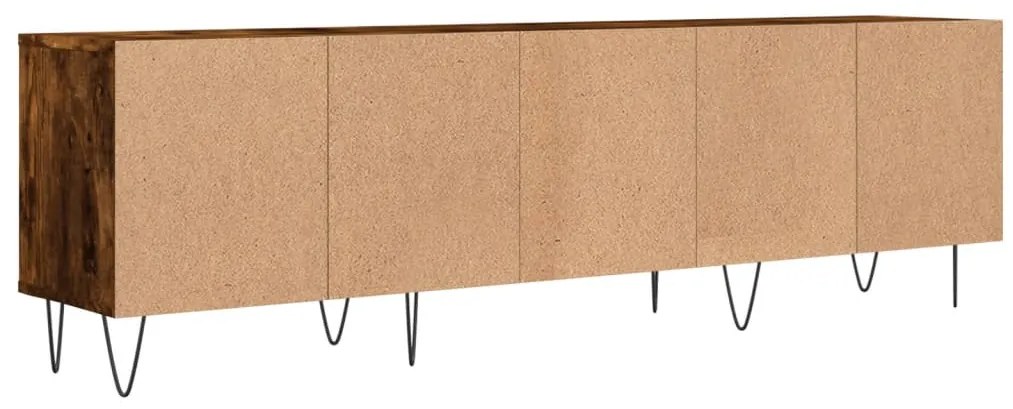 Móvel de TV 150x30x44,5 cm derivados de madeira carvalho fumado