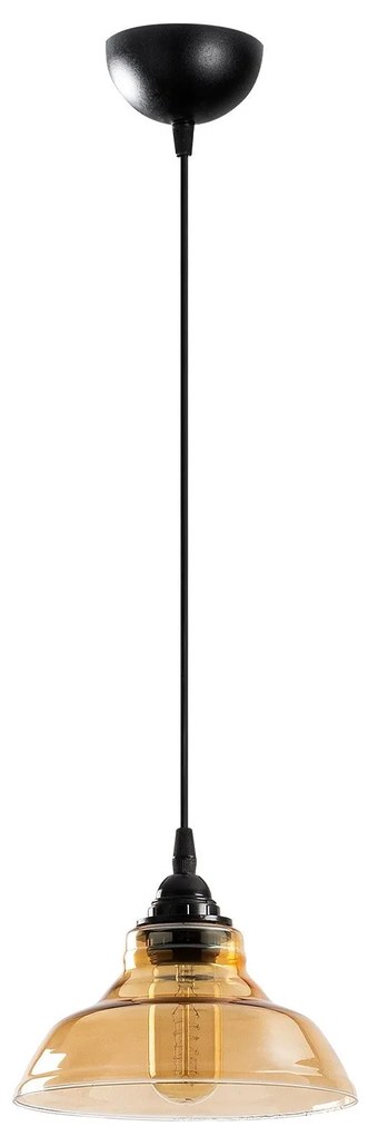 Candeeiro Suspenso Dilberay – Preto – 20 x 20 cm