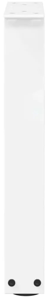Pés para mesa de centro em V 2 peças Branco 28x(42-43,3) cm Aço