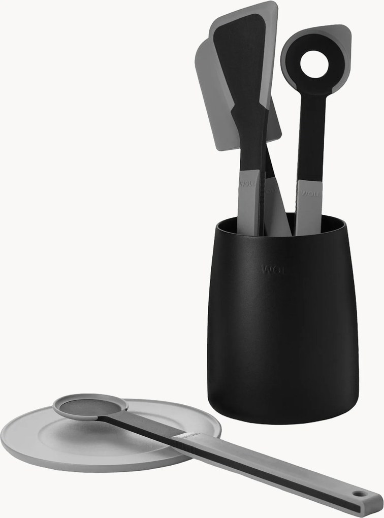 Suporte de utensílios com descanso para colher Cook-it, conjunto de 2