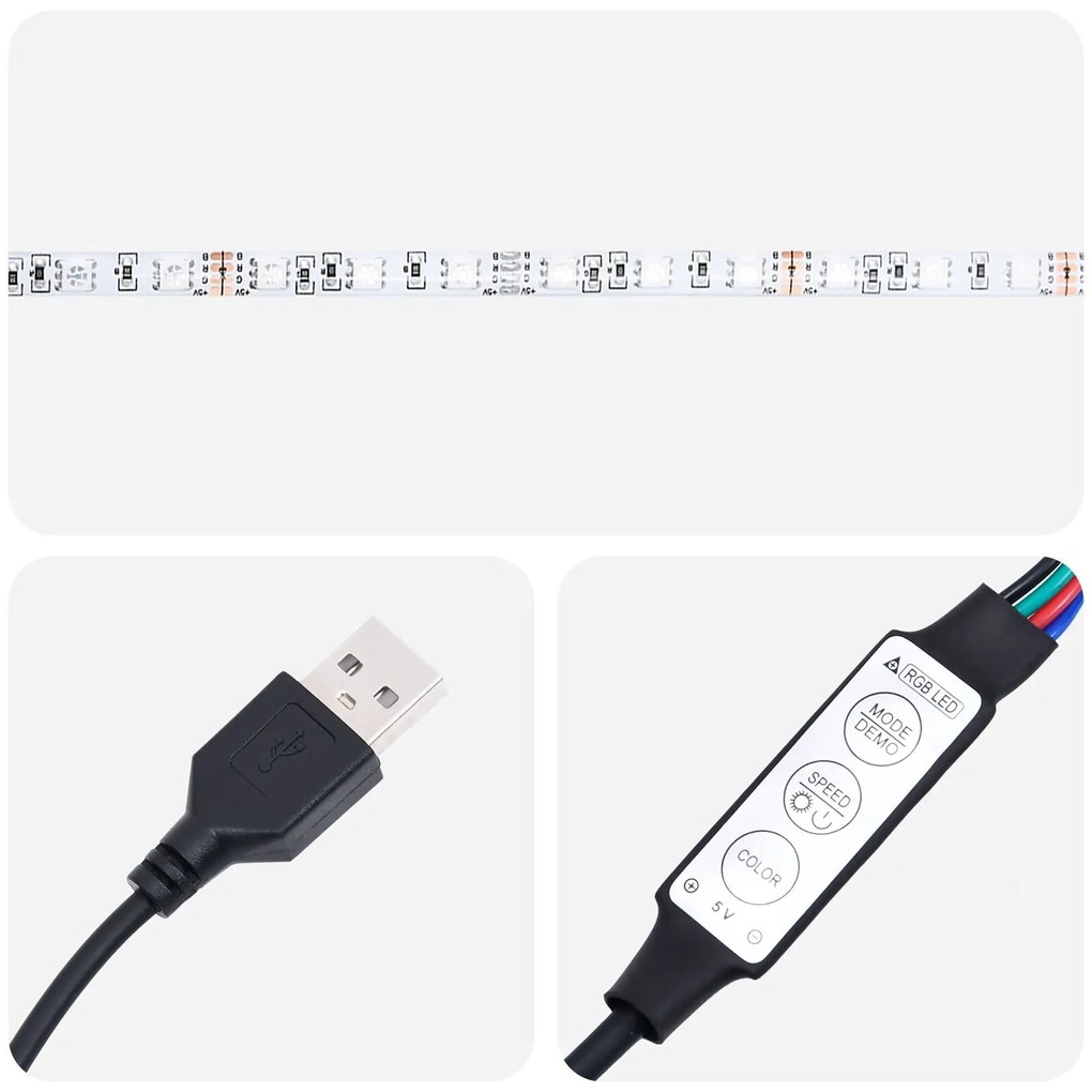 Criado-mudo com Luzes de LED Carvalho Artesanal 44x34,5x45 cm