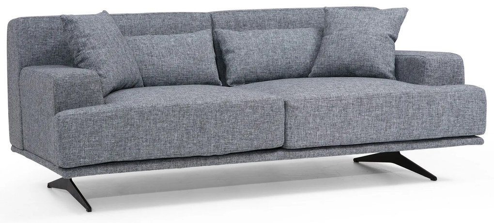 Sofá de 2 Lugares Bentley – Cinzento – 200 cm x 110 cm x 80 cm