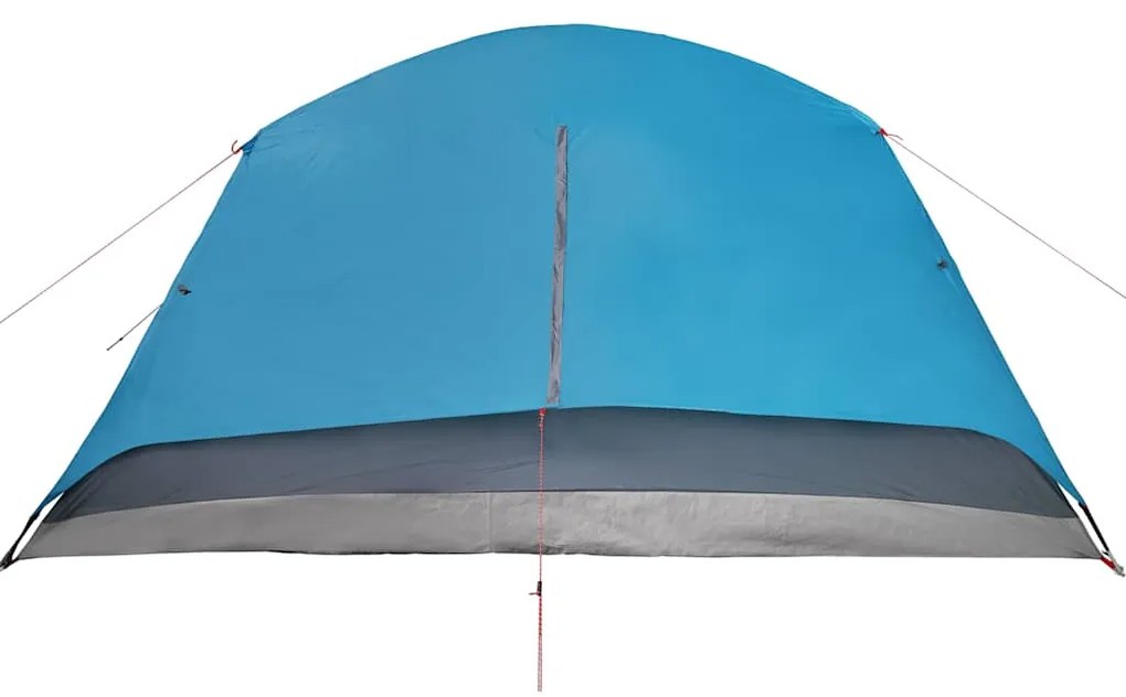 Tenda familiar c/ avançado para 6 pessoas impermeável azul