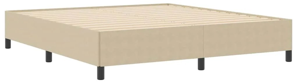 Base de Cama vidaXL Verde Claro Cinza 180x200 cm Tecido Canelado