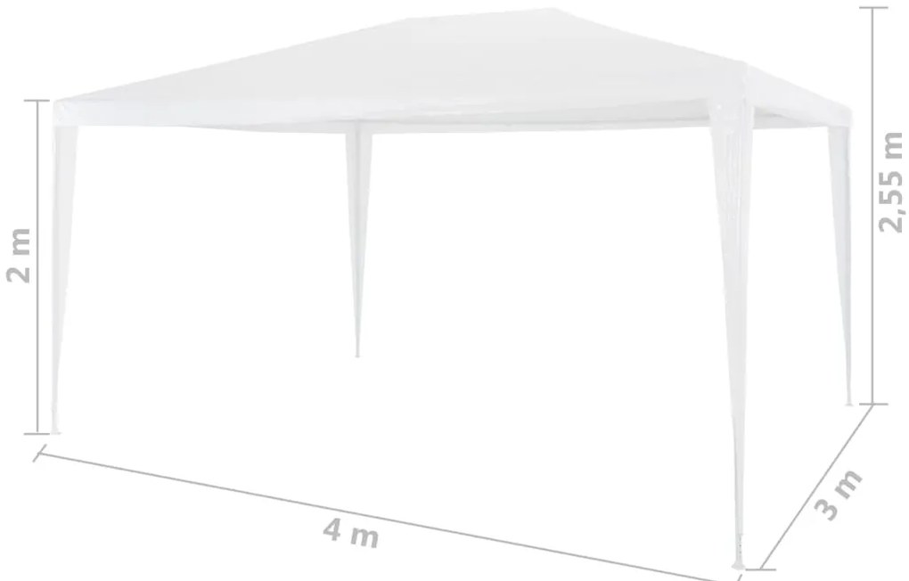 Tenda para festas 3x4 m branco