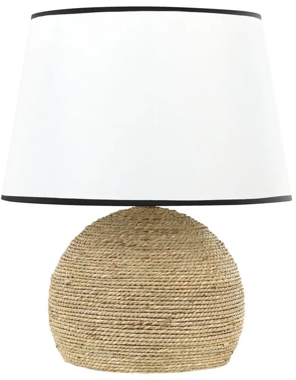 Candeeiro de mesa em corda de palha 46 cm GROWEE Beliani