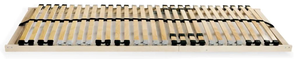 Estrados de ripas 2 pcs com 28 ripas 7 zonas 80x200 cm