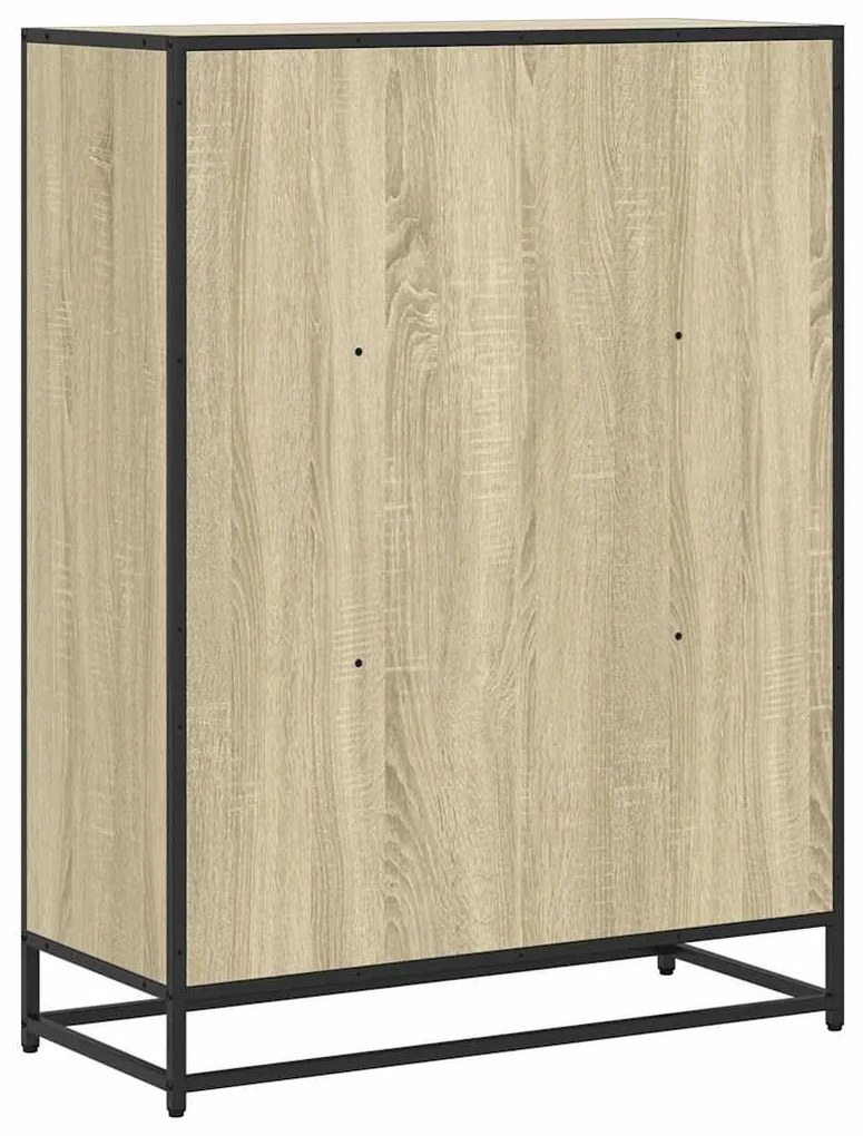 Estante 80,5x35x107,5 cm contraplacado cor carvalho sonoma