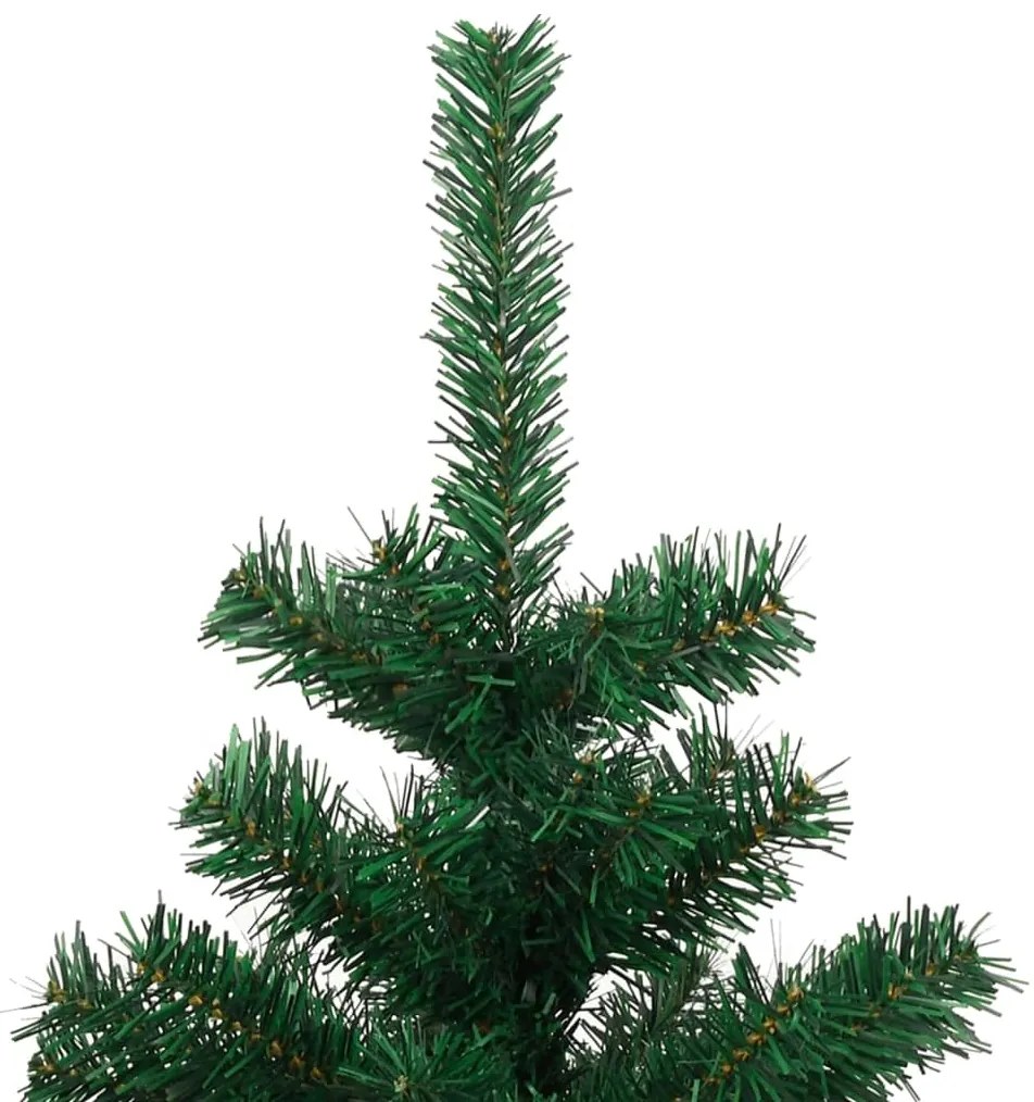 Árvore de Natal rotativa pré-iluminada + suporte PVC verde