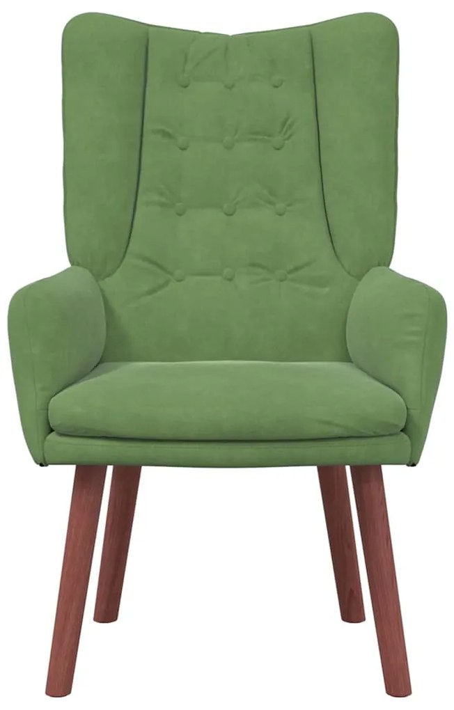 Poltrona Relaxante Velvet Verde Claro