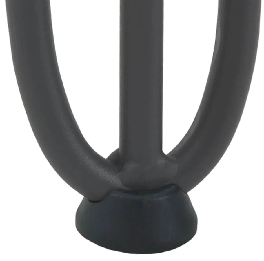 Pernas de grampo para mesa de centro 4 peças antracite 10 cm aço maciç