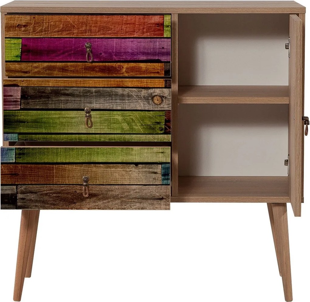 Cómoda Verybox – Carvalho Sonoma – 90x90x40 cm