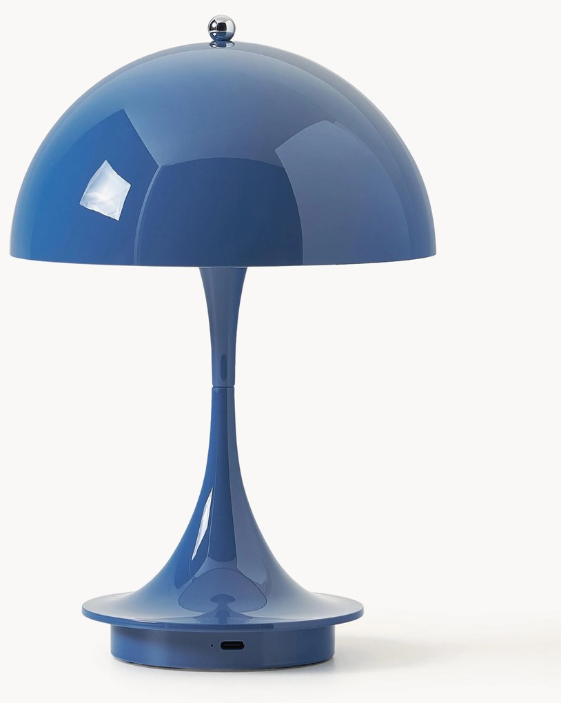 Candeeiro de mesa LED portátil e regulável Panthella 160, Design Verner Panton