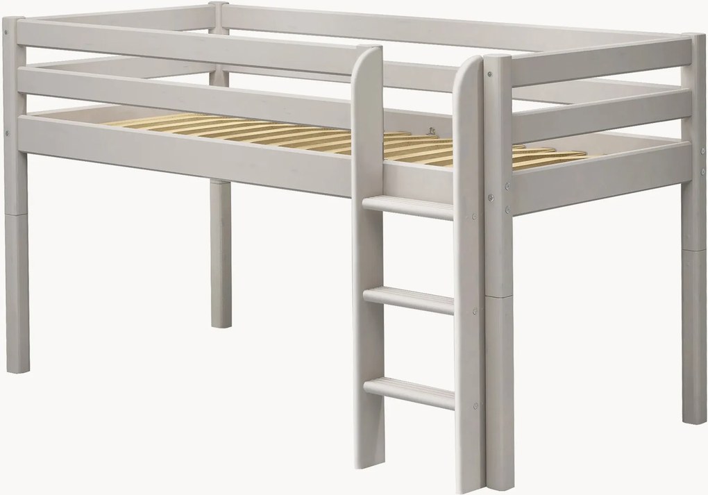 Cama para crianças em madeira de pinho com casa na árvore Classic, 90 x 200 cm