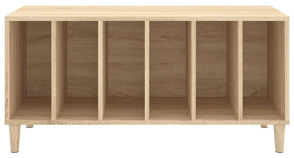 Armário p/ discos 100x38x48cm derivados madeira carvalho sonoma