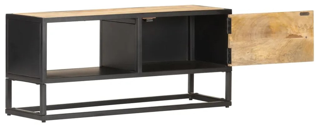 Móvel de TV c/ porta esculpida 90x30x40 cm mangueira áspera