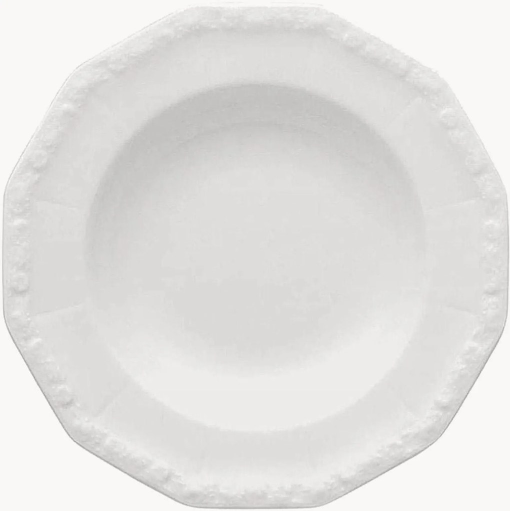 Pratos de sopa em porcelana Maria, conjunto de 6