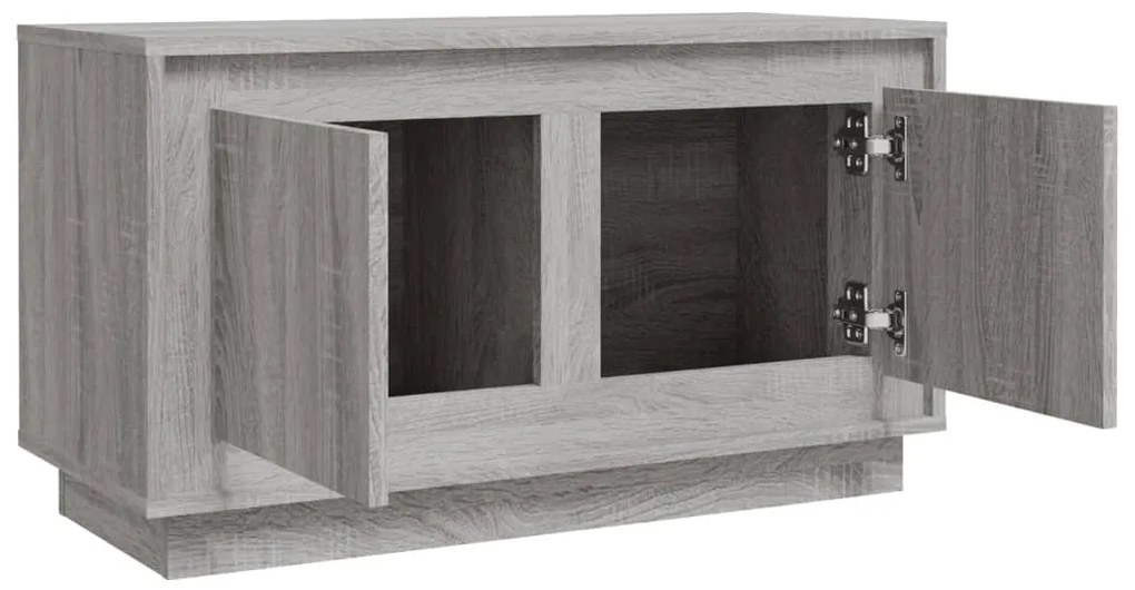 Móvel de TV 80x35x45 cm derivados de madeira cinzento sonoma