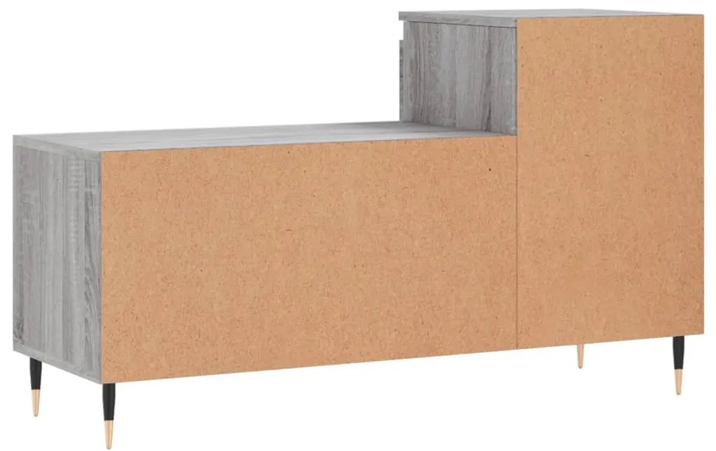 Sapateira - 102x36x60 cm - Derivados de Madeira - Cinzento Sonoma