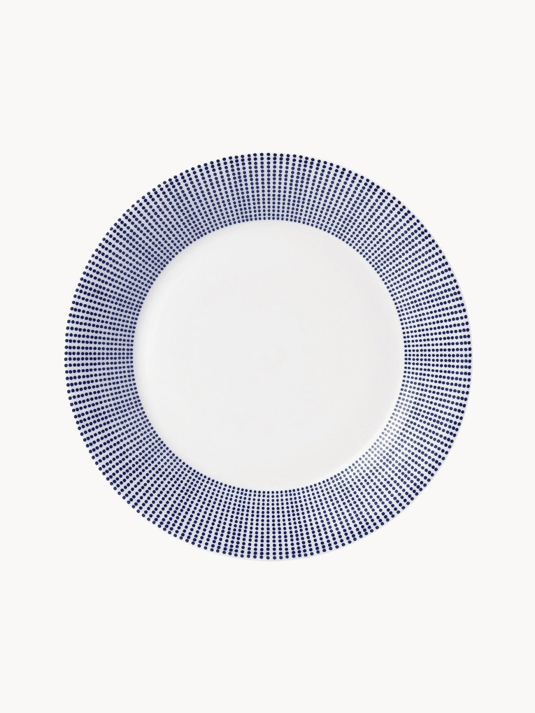 Prato de pequeno-almoço em porcelana Pacific Blue