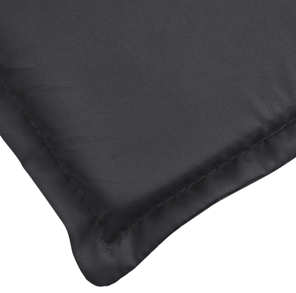 Almofadão p/ espreguiçadeira 200x50x3 cm tecido oxford preto