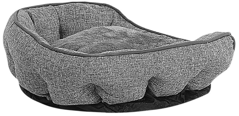 Cama para animal de estimação 65 x 50 cm cinzento CANDIR Beliani